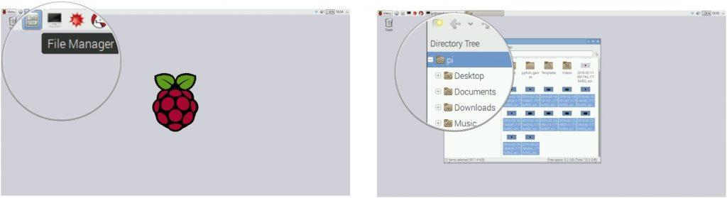 raspberry pi finding screenshots in home pi directory screenshot 1